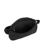 The Sak Caraway Small Belt Bag - Hand Crochet - Black