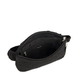 The Sak Caraway Small Belt Bag - Hand Crochet - Black