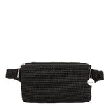 The Sak Caraway Small Belt Bag - Hand Crochet - Black