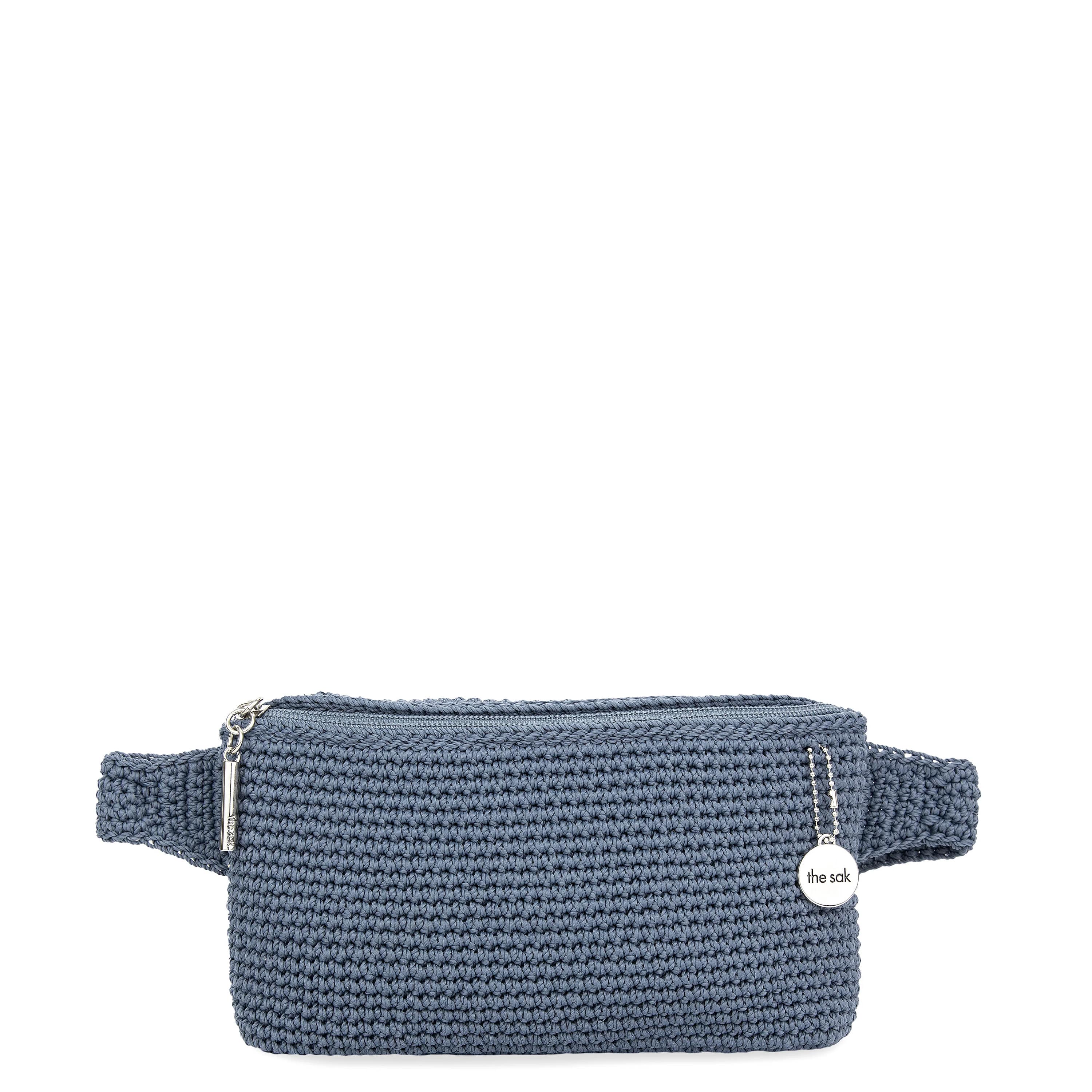 The Sak Caraway Small Belt Bag - Hand Crochet - Maritime