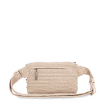 The Sak Caraway Small Belt Bag - Hand Crochet - Ecru Multi Beads