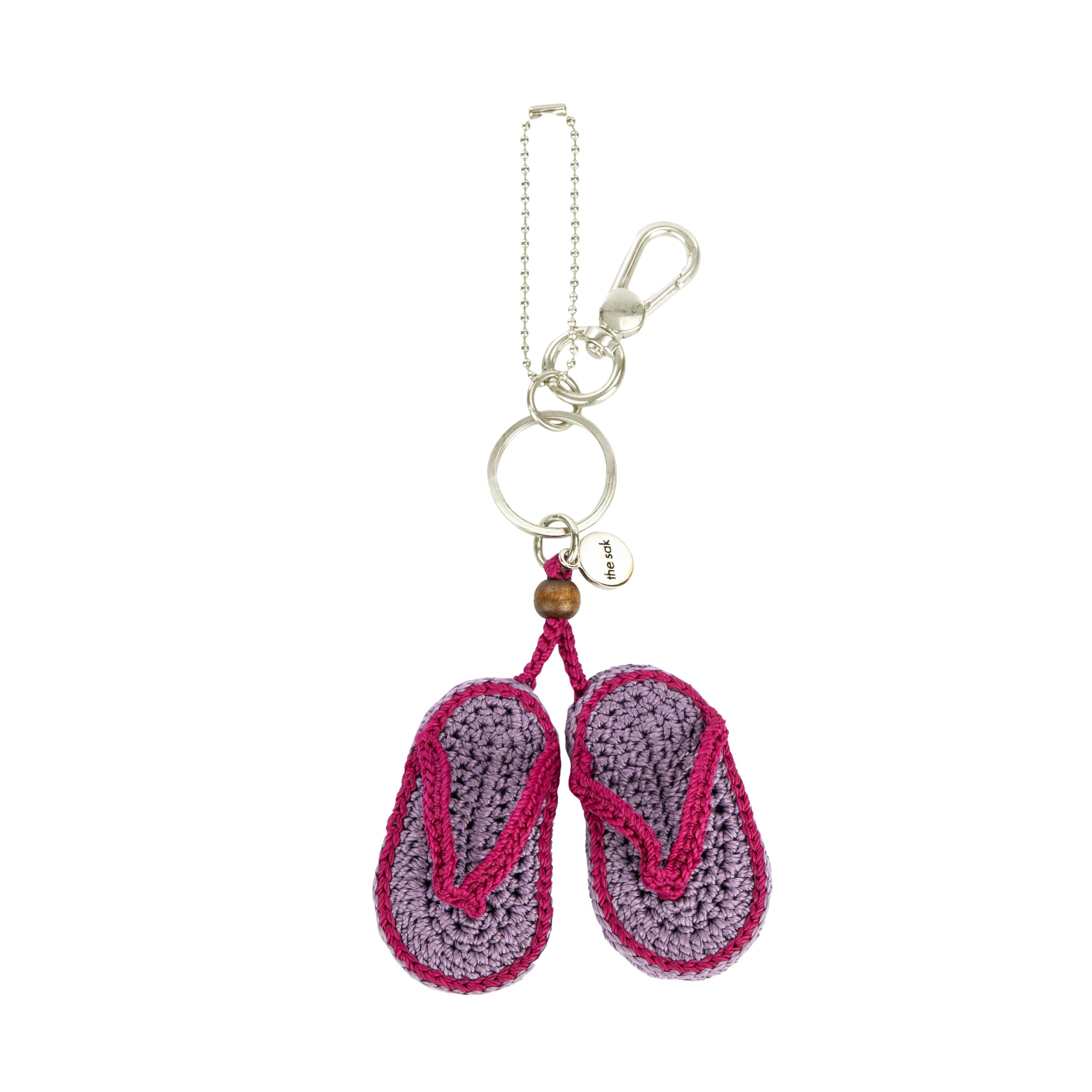 The Sak Yarnicharmz Dangle - Hand Crochet - Flip Flop
