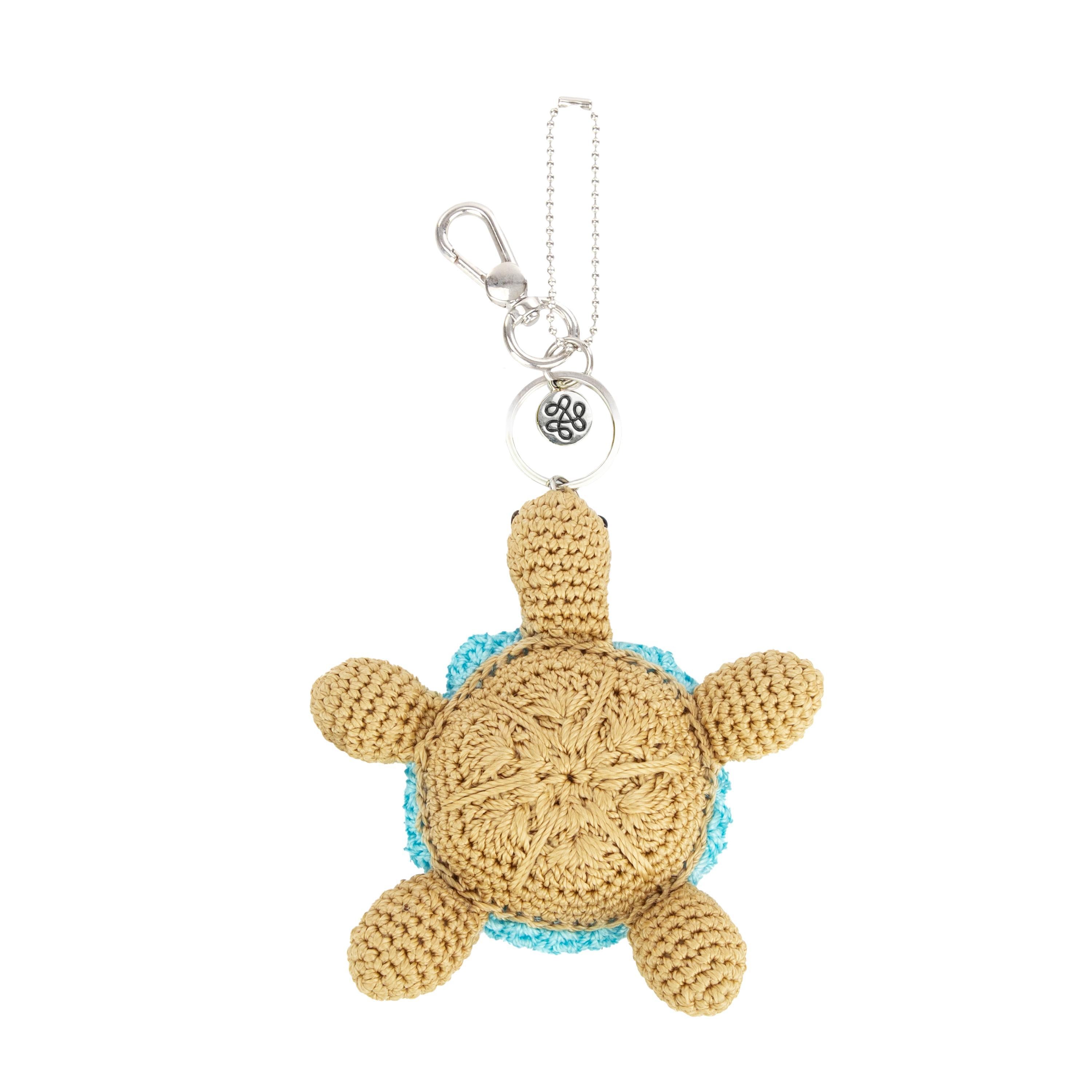 The Sak Yarnicharmz Dangle - Hand Crochet - Sea Turtle