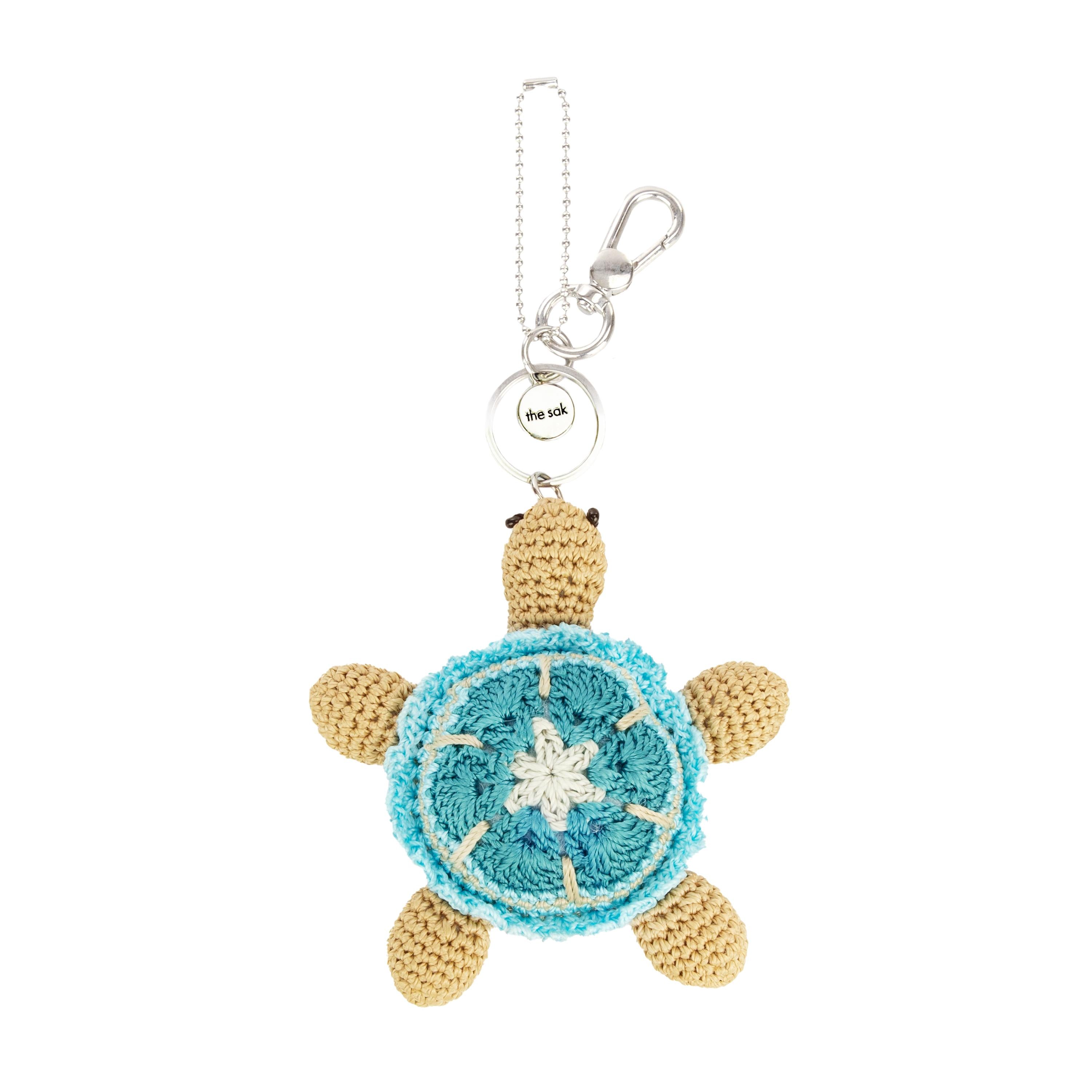 The Sak Yarnicharmz Dangle - Hand Crochet - Sea Turtle