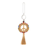The Sak Yarnicharmz Dangle - Hand Crochet - Bamboo Peace