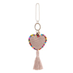 The Sak Yarnicharmz Dangle - Hand Crochet - Fog Heart