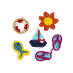The Sak Yarnicharmz 5 Pack - Hand Crochet - Beach