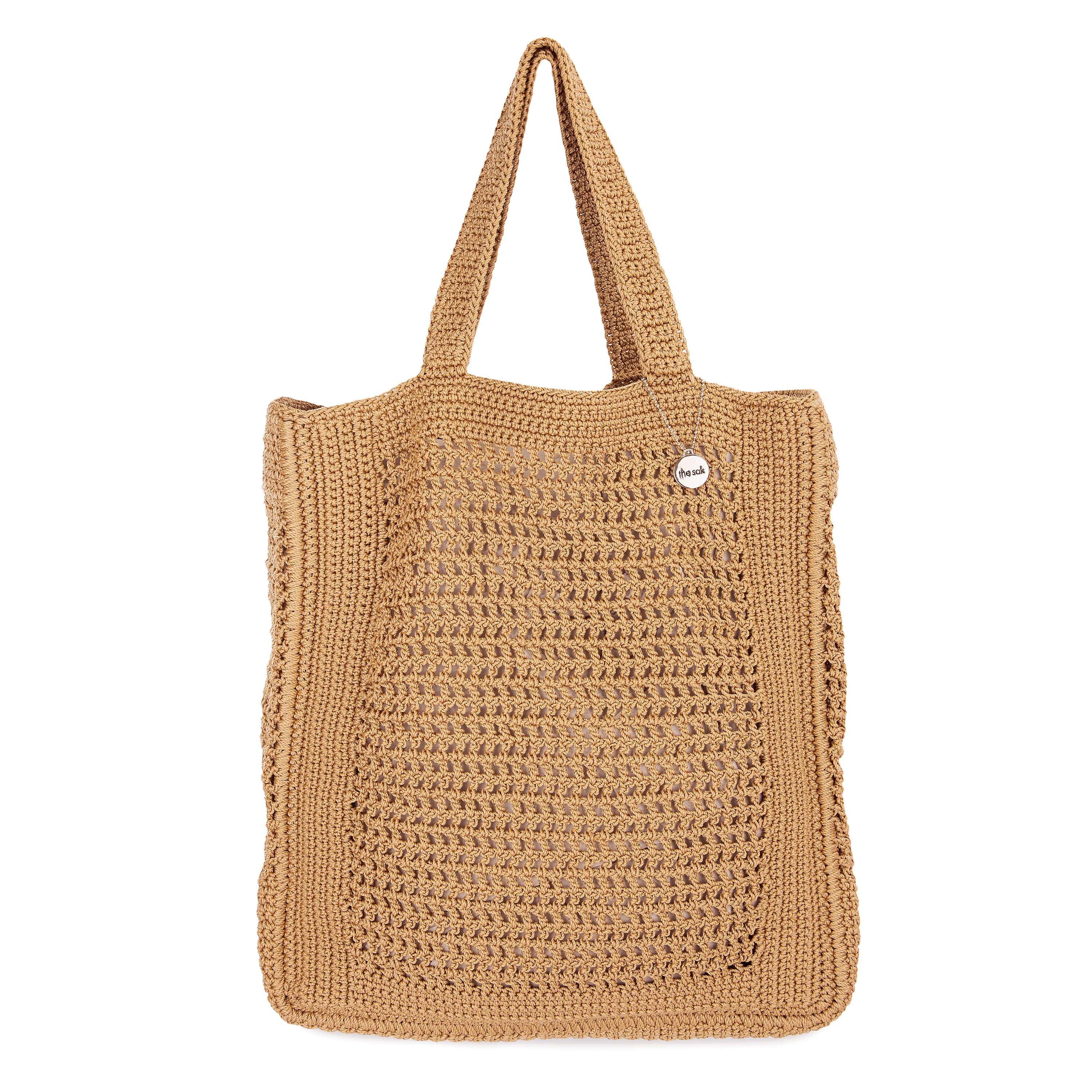 The Sak Lanie Market Tote - Hand Crochet - Bamboo