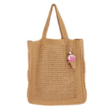 The Sak Lanie Market Tote - Hand Crochet - Bamboo