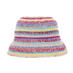 The Sak Lanie Bucket Hat - Hand Crochet - Eden Stripe