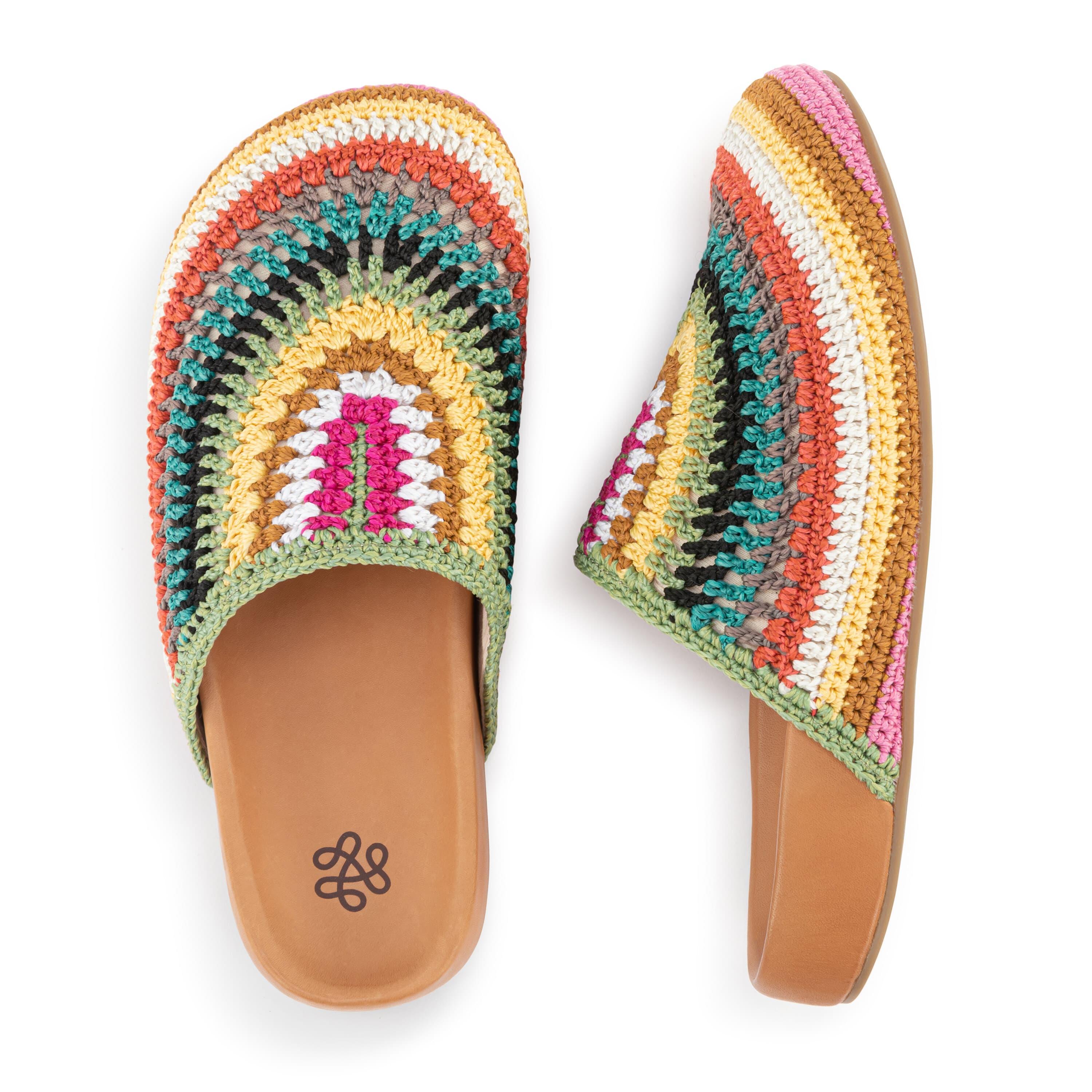 The Sak Bolinas Clog - Hand Crochet - Island Dusk