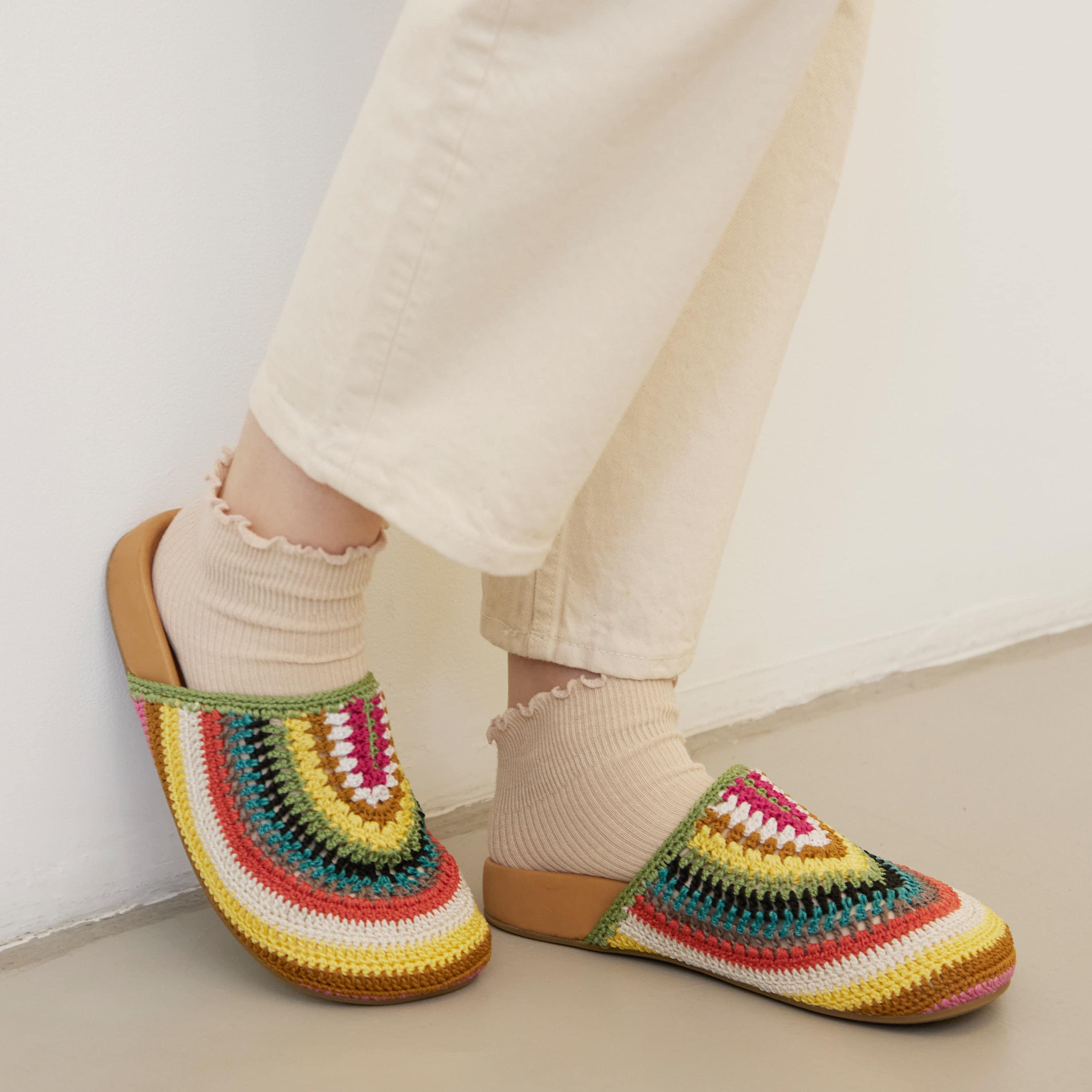 The Sak Bolinas Clog - Hand Crochet - Island Dusk