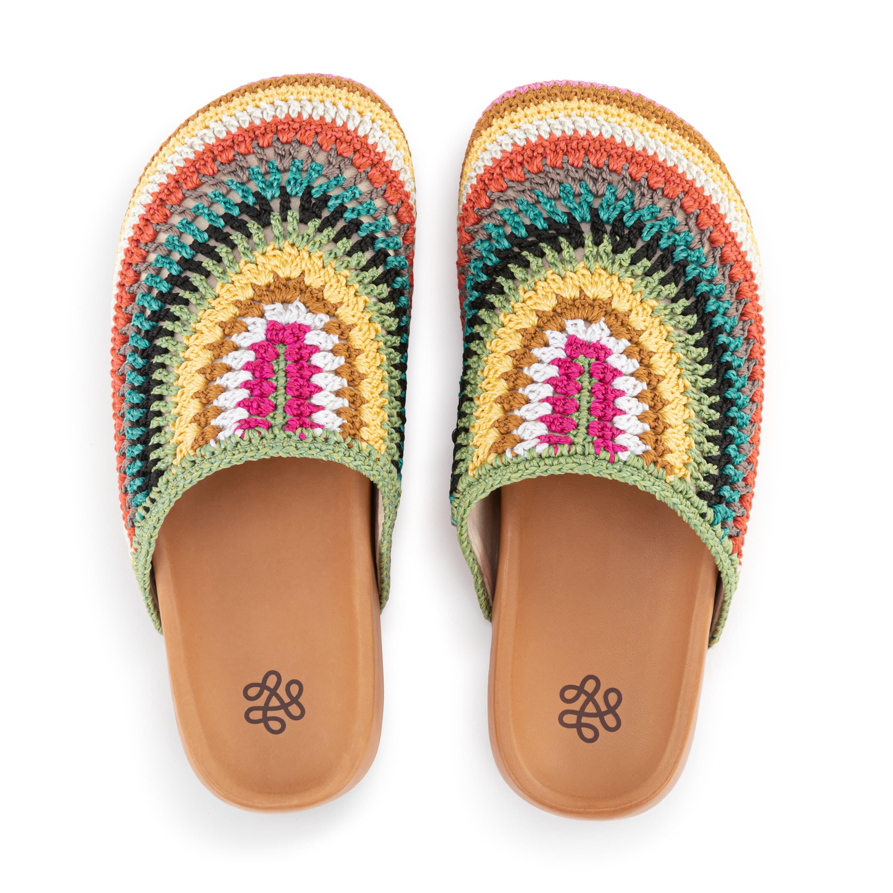 The Sak Bolinas Clog - Hand Crochet - Island Dusk