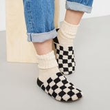 The Sak Bolinas Clog - Hand Crochet - Black Check