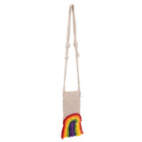 The Sak Josie Mini Crossbody - Hand Crochet - Rainbow Ecru