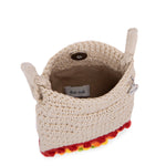 The Sak Josie Mini Crossbody - Hand Crochet - Rainbow Ecru
