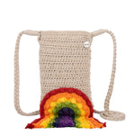 The Sak Josie Mini Crossbody - Hand Crochet - Rainbow Ecru