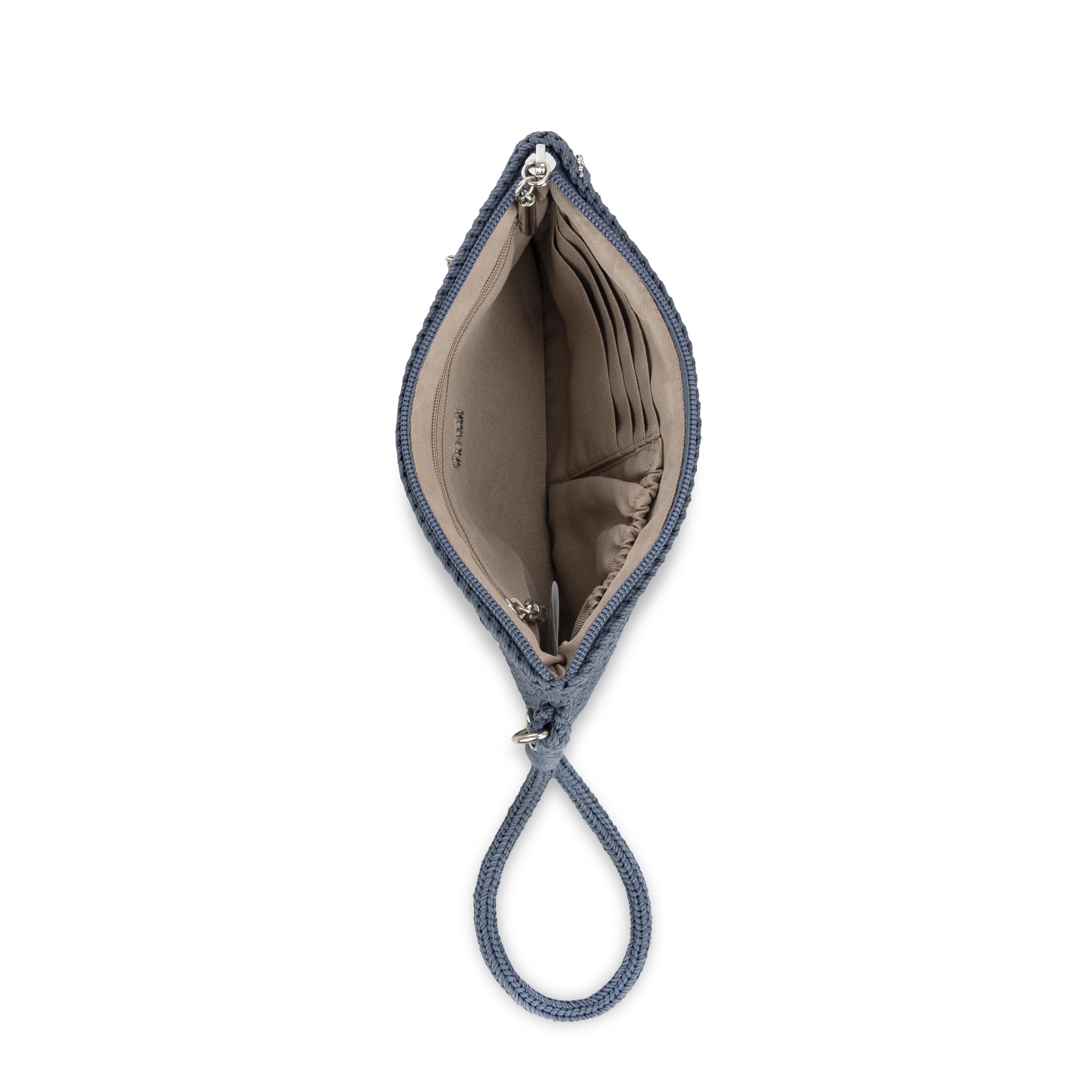 The Sak Vita Wristlet - Hand Crochet - Maritime