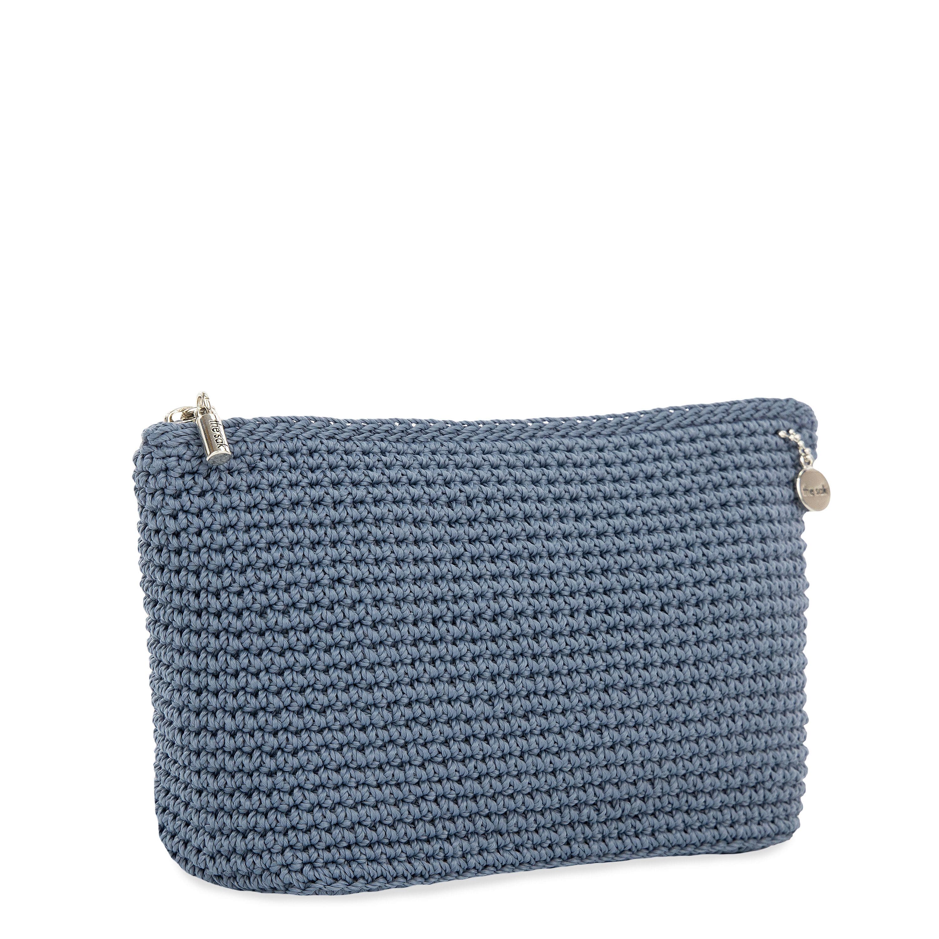 The Sak Essential Pouch - Hand Crochet - Maritime
