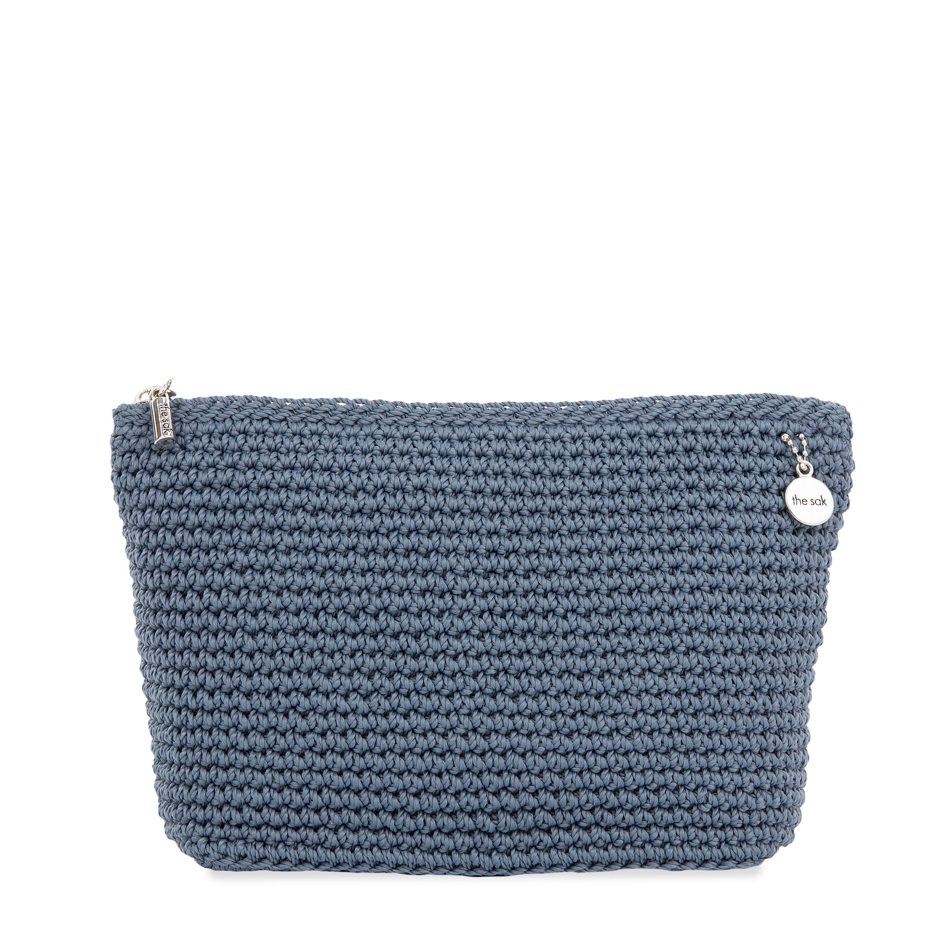 The Sak Essential Pouch - Hand Crochet - Maritime