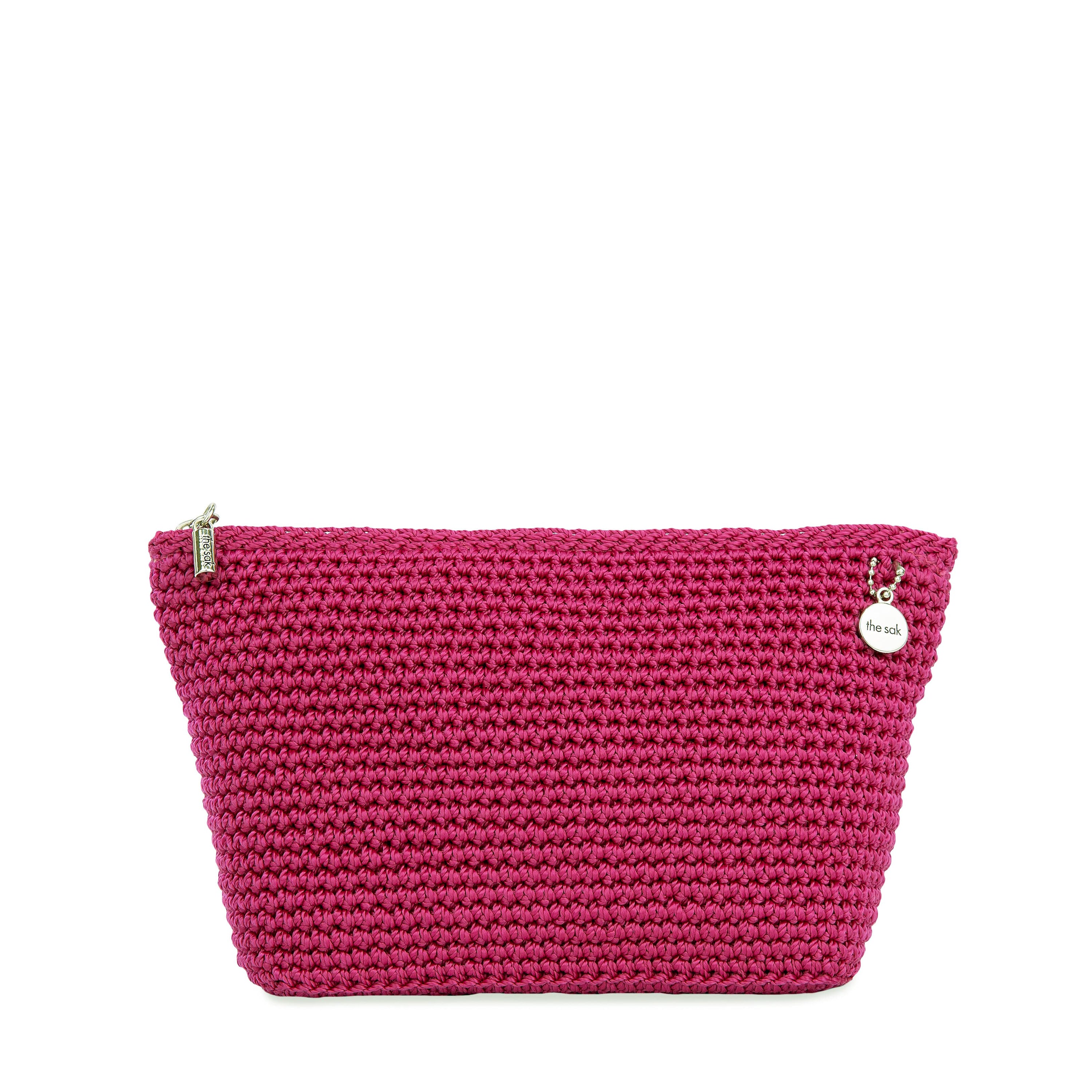 The Sak Essential Pouch - Hand Crochet - Pinkberry