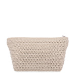 The Sak Essential Pouch - Hand Crochet - Rainbow Ecru