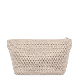 The Sak Essential Pouch - Hand Crochet - Rainbow Ecru