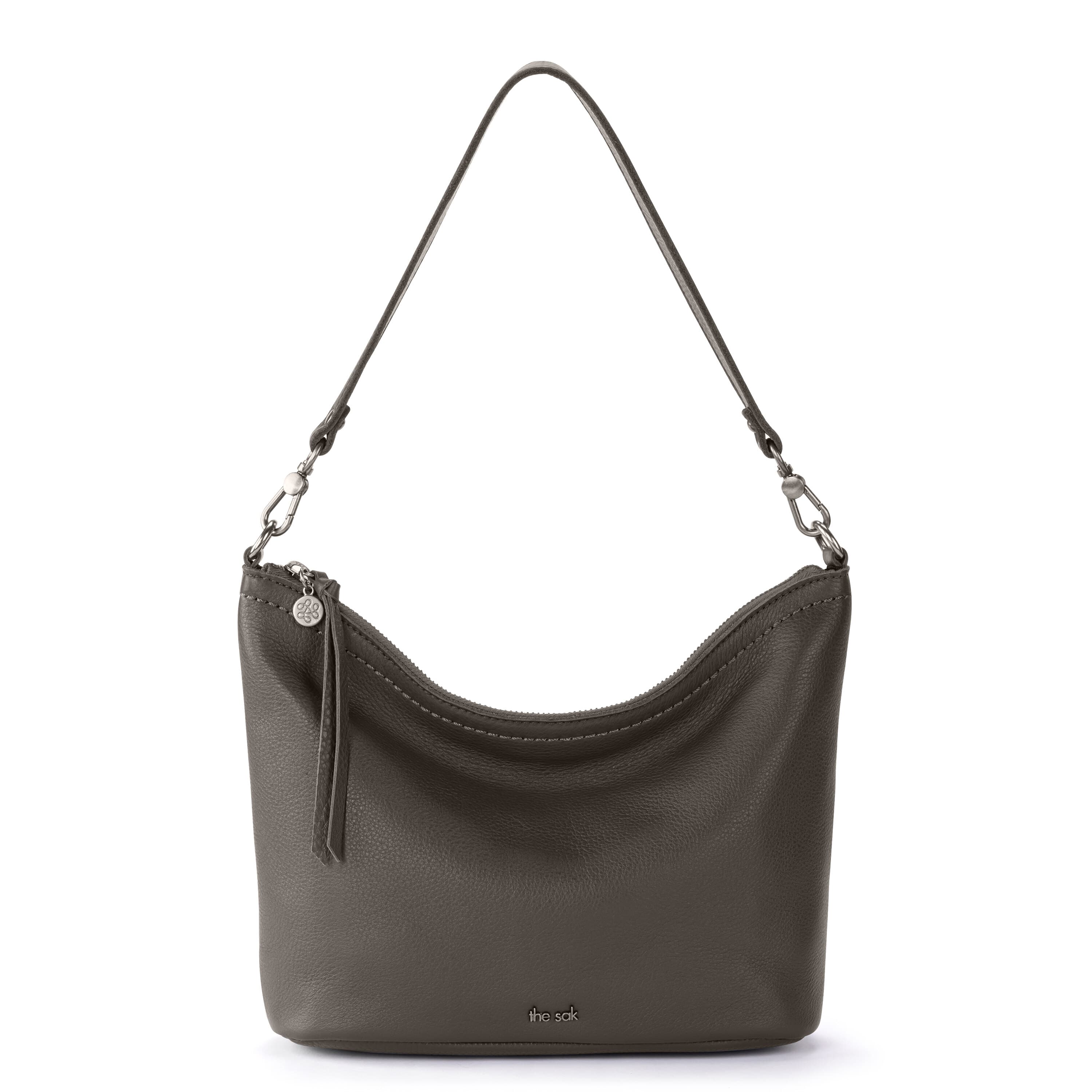 Jasmine Small Hobo - Leather - Slate – The Sak