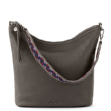 The Sak Jasmine Bucket Crossbody - Leather - Slate
