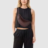 The Sak Tess Sling - Leather - Mahogany