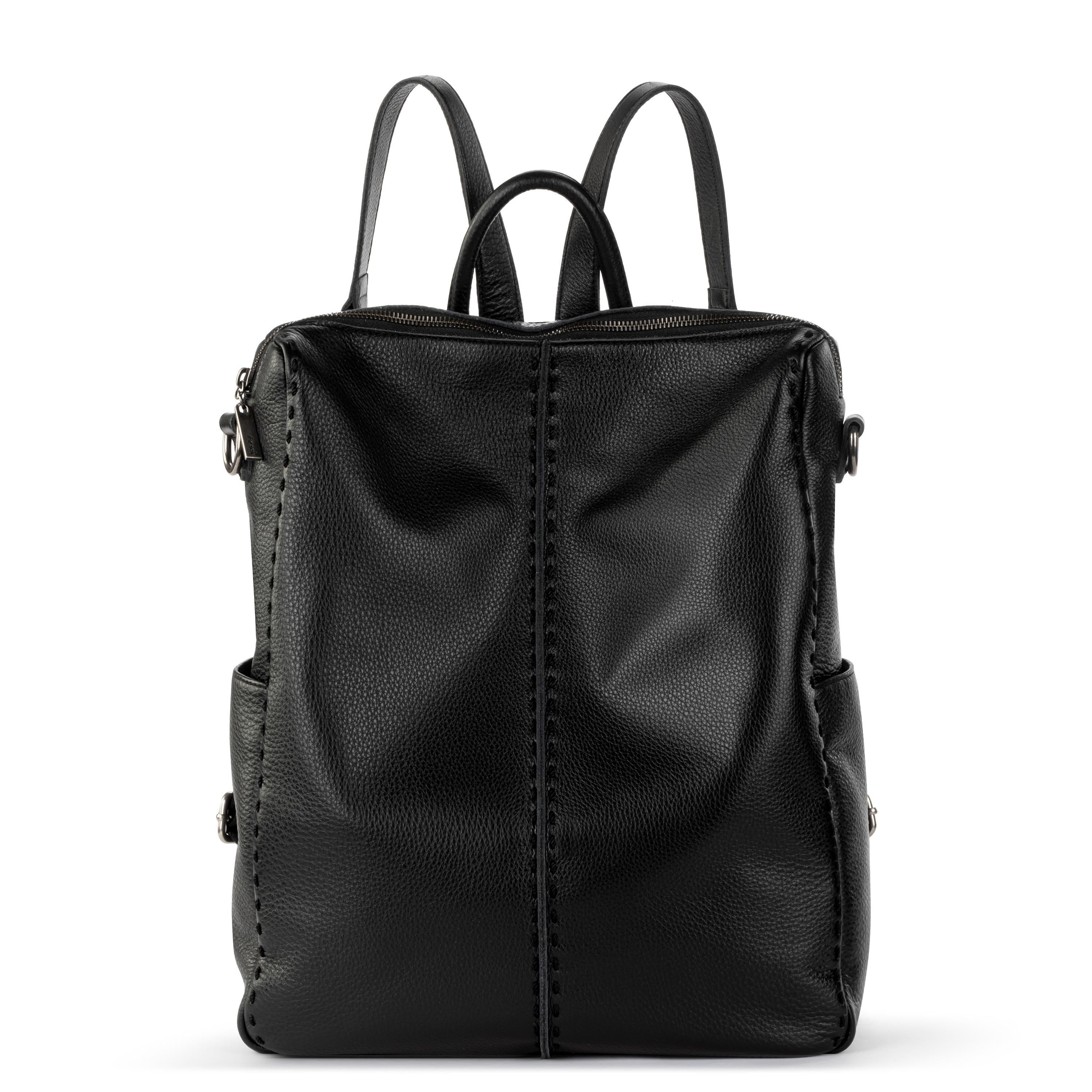The Sak Los Feliz Backpack - Leather - Black