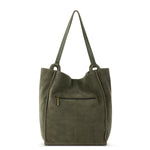 The Sak Los Feliz Tall Tote - Leather - Moss Suede
