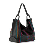 The Sak Los Feliz Large Tote - Leather - Black Multi Seminyak