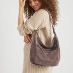 The Sak Sequoia Hobo  - Suede - Mushroom Suede