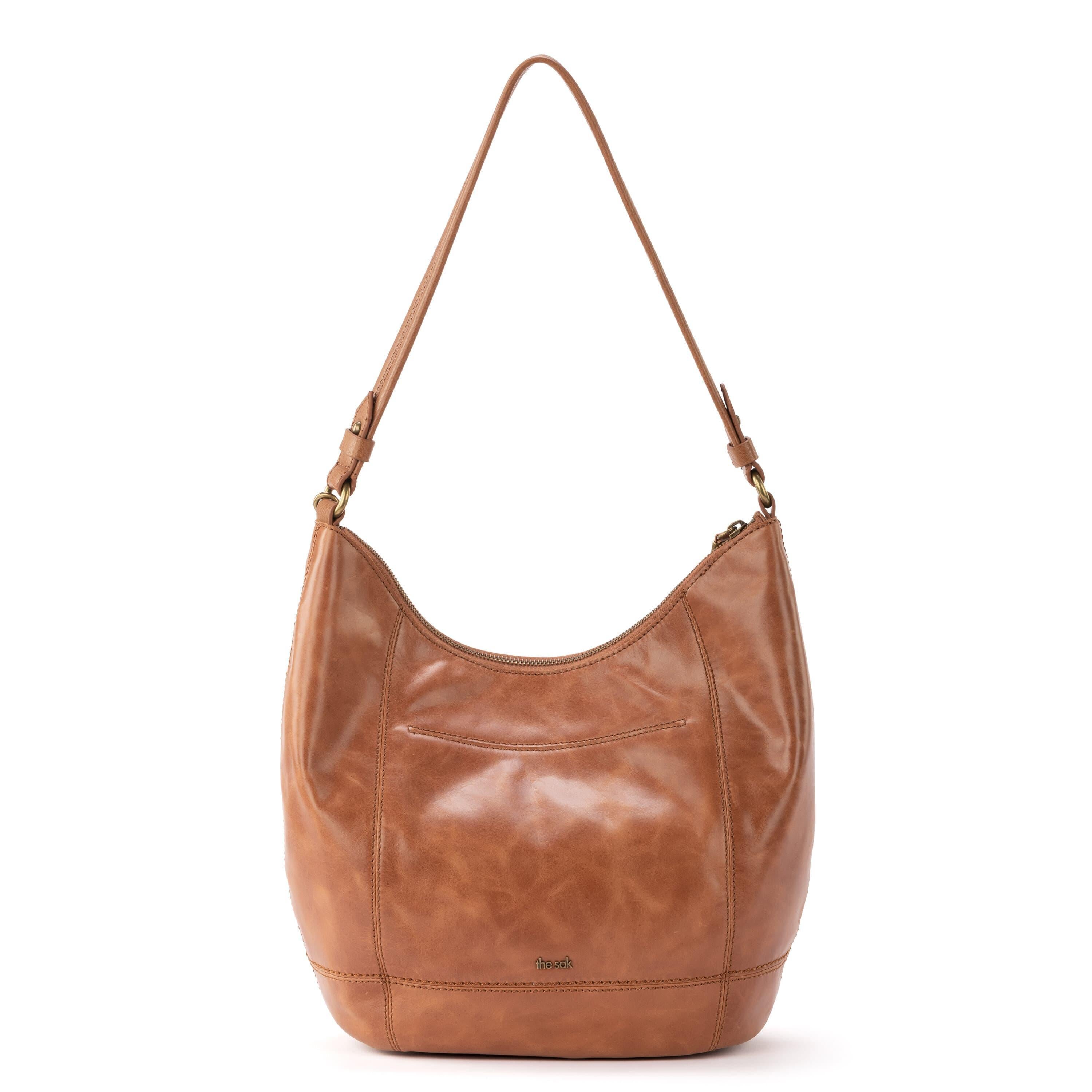 The Sak Sequoia Hobo - Leather - Tobacco Floral Embossed