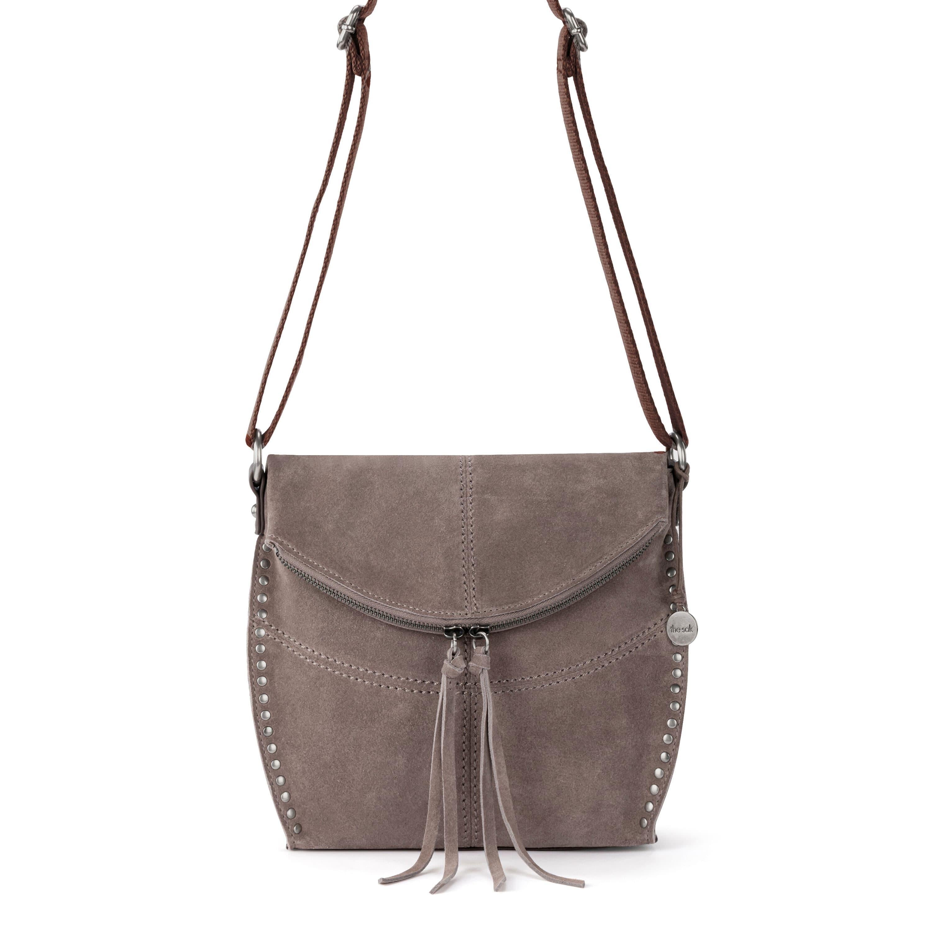 The Sak Silverlake Flap Crossbody - Leather - Mushroom Suede