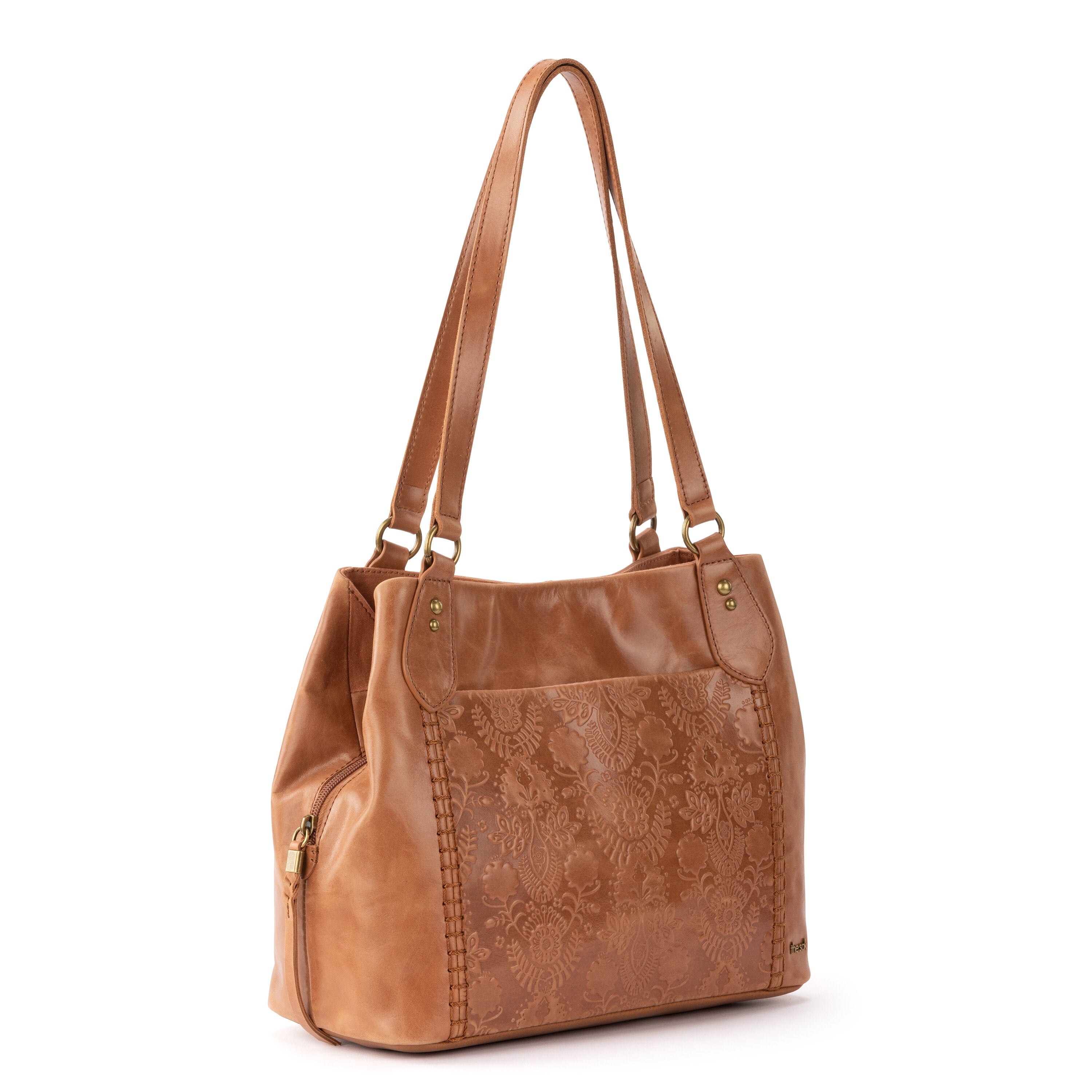 Melrose leather satchel