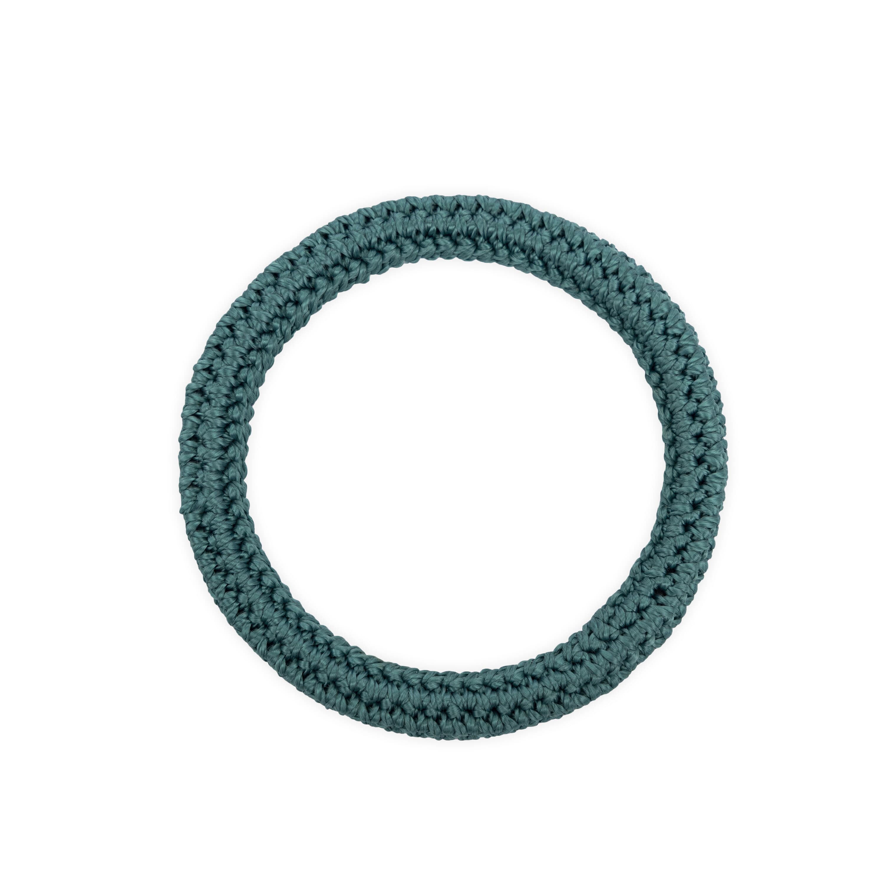 The Sak Finch Bangle - Hand Crochet - Azure