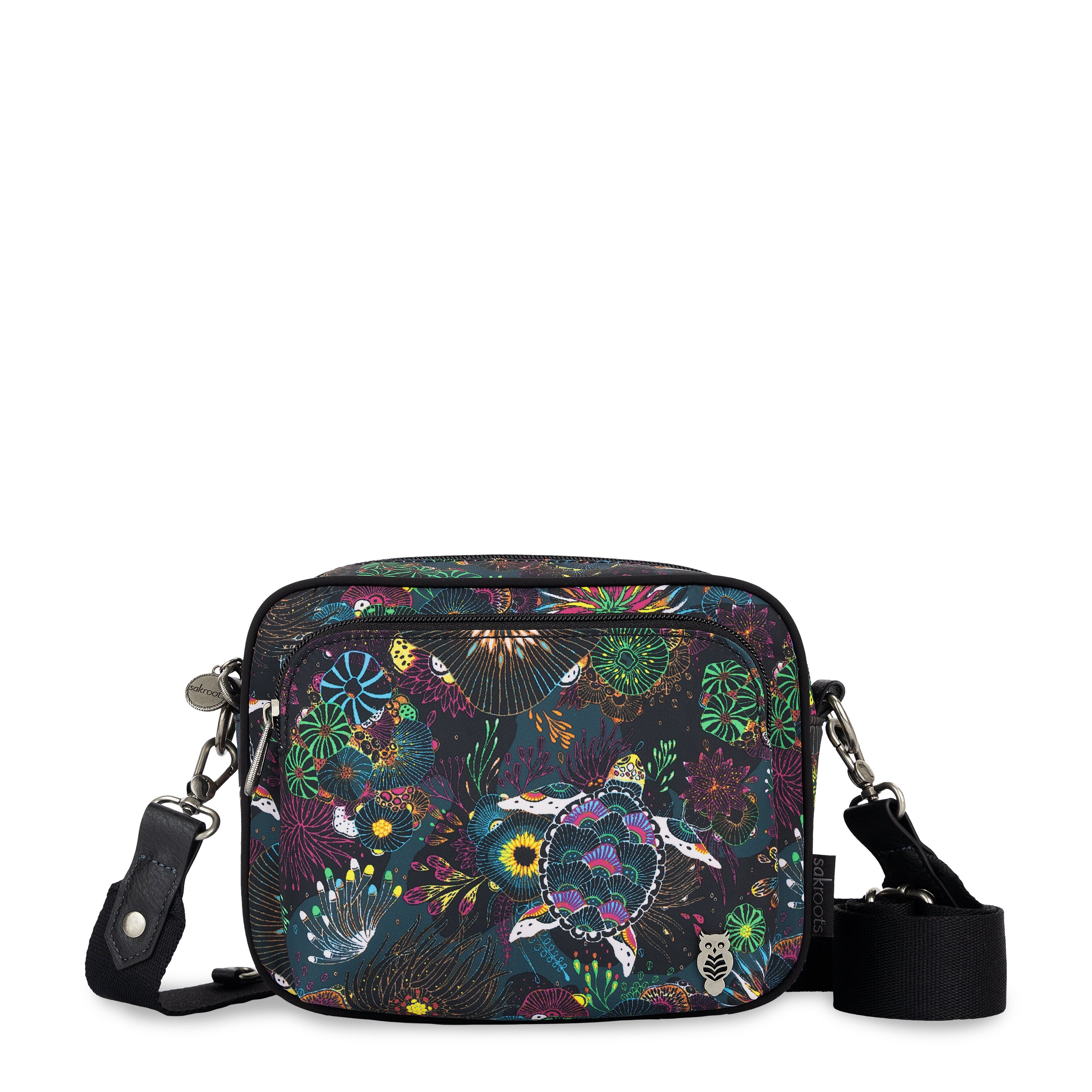 The Sak Westwood Crossbody Bag | Eco Twill - Rainbow Seascape
