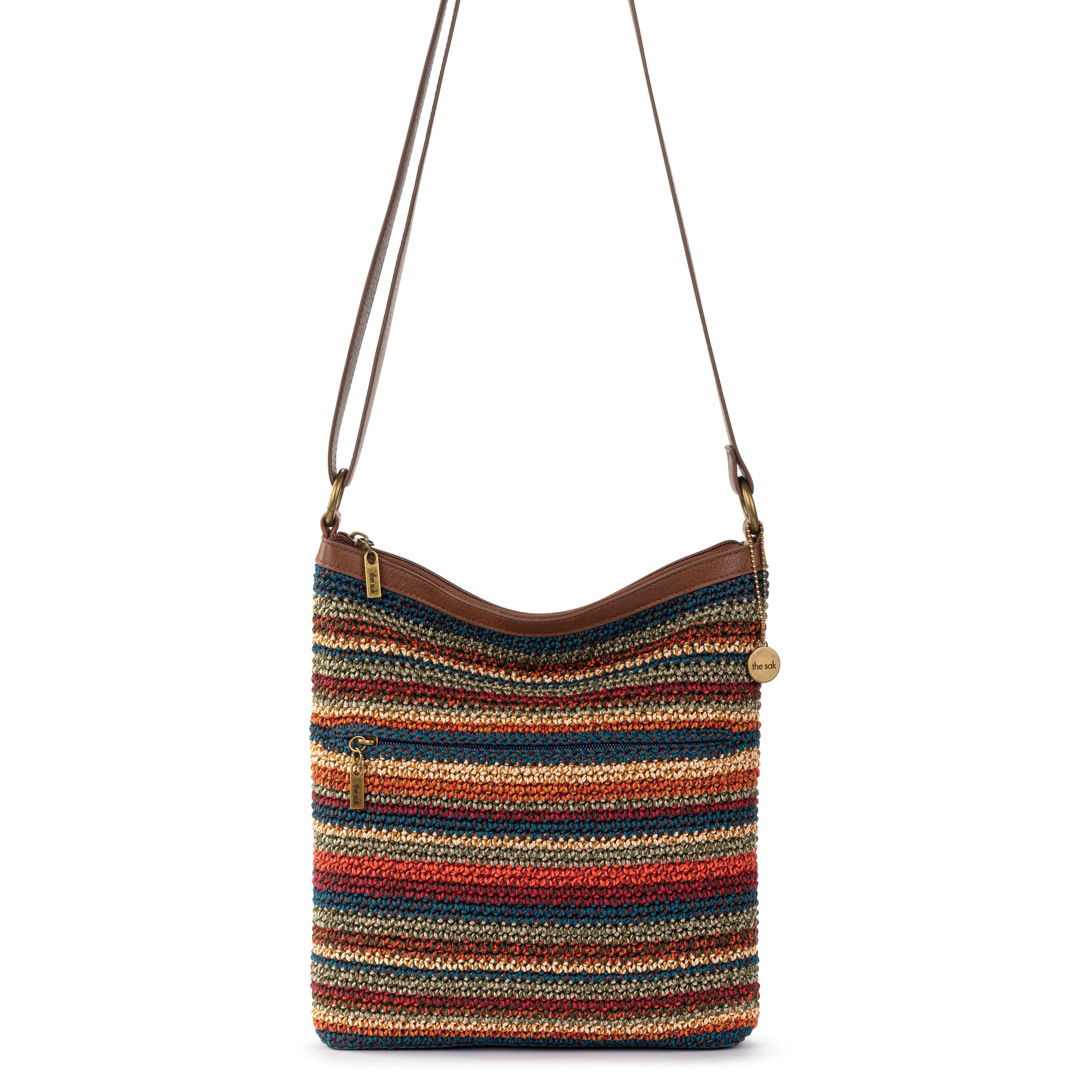 【U LAN】Minky Shawl Cross Bag Sun Patch Crossbody Bag | Patchwork Quilted Zipper Bag | Bag