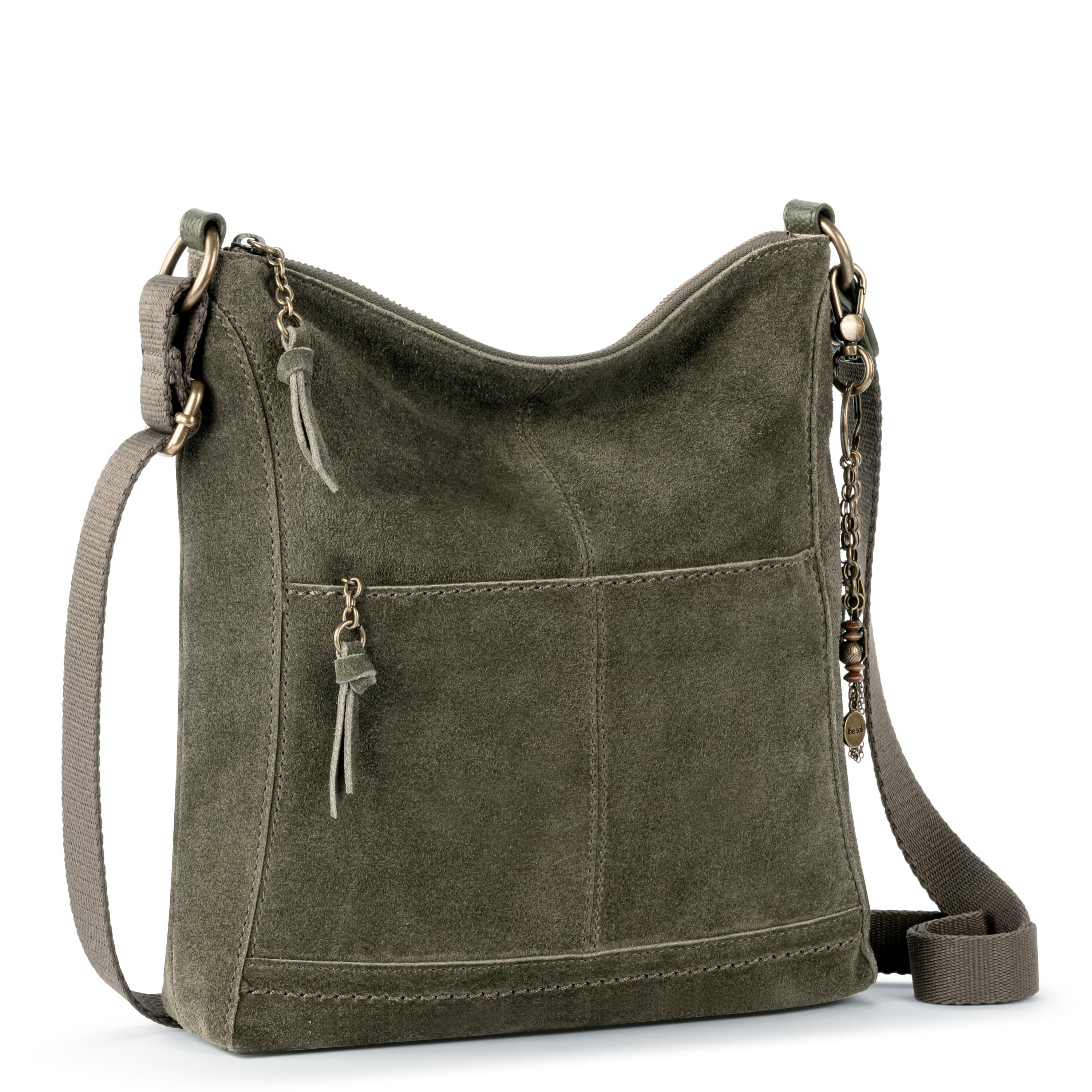 The Sak Lucia Crossbody - Leather - Moss Suede