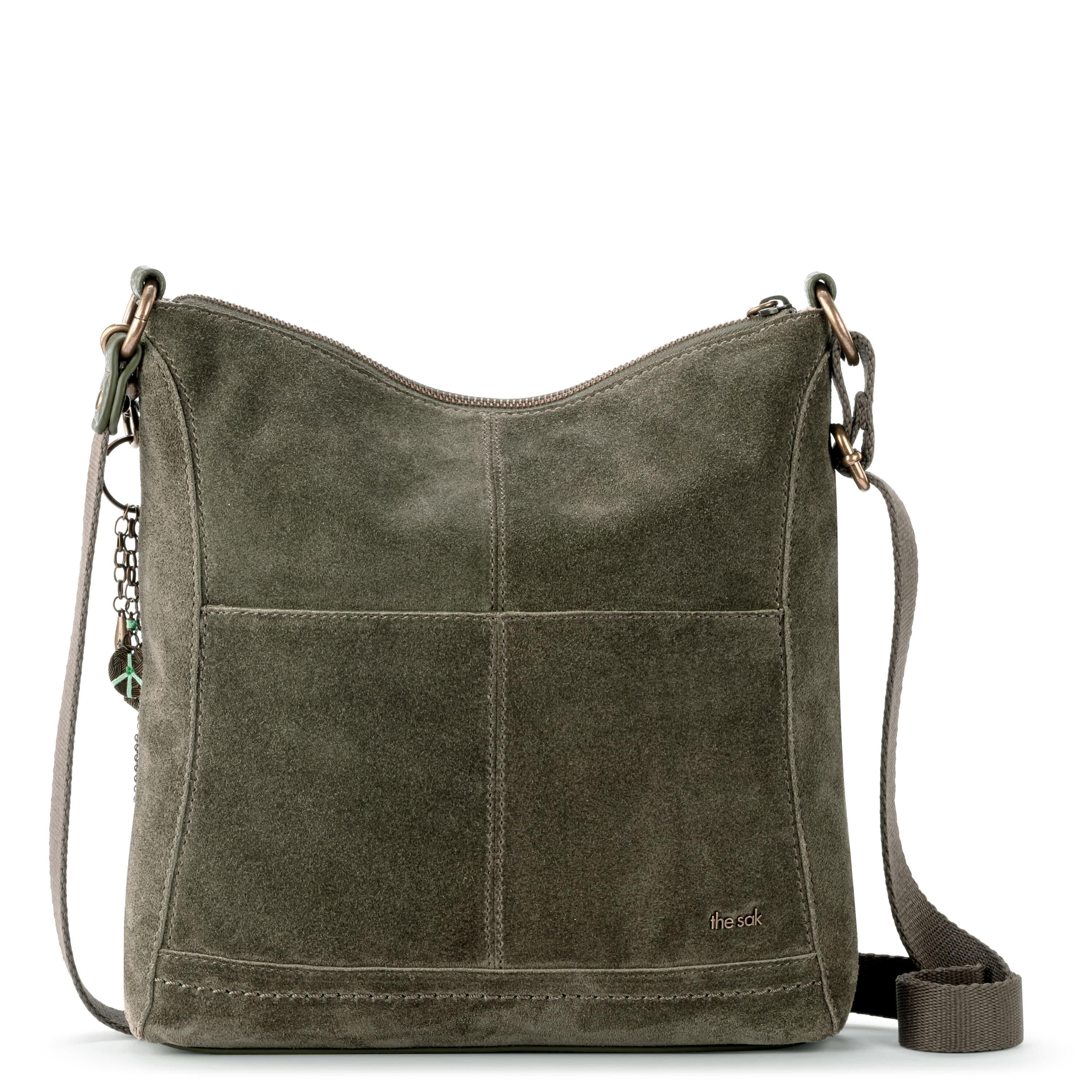 The Sak Lucia Crossbody - Leather - Moss Suede
