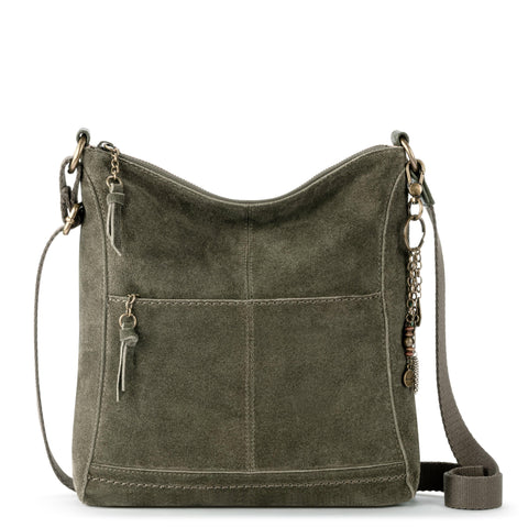 The Sak Lucia Crossbody - Leather - Moss Suede