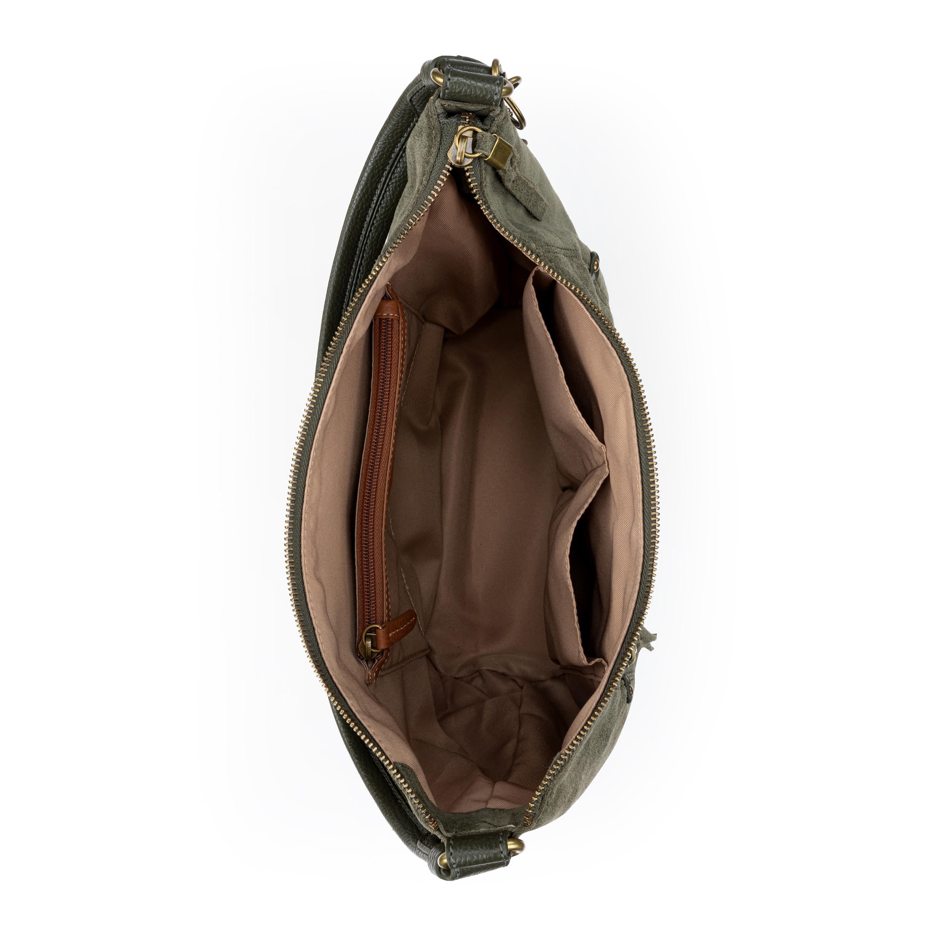 The Sak Sequoia Hobo - Leather - Moss Suede