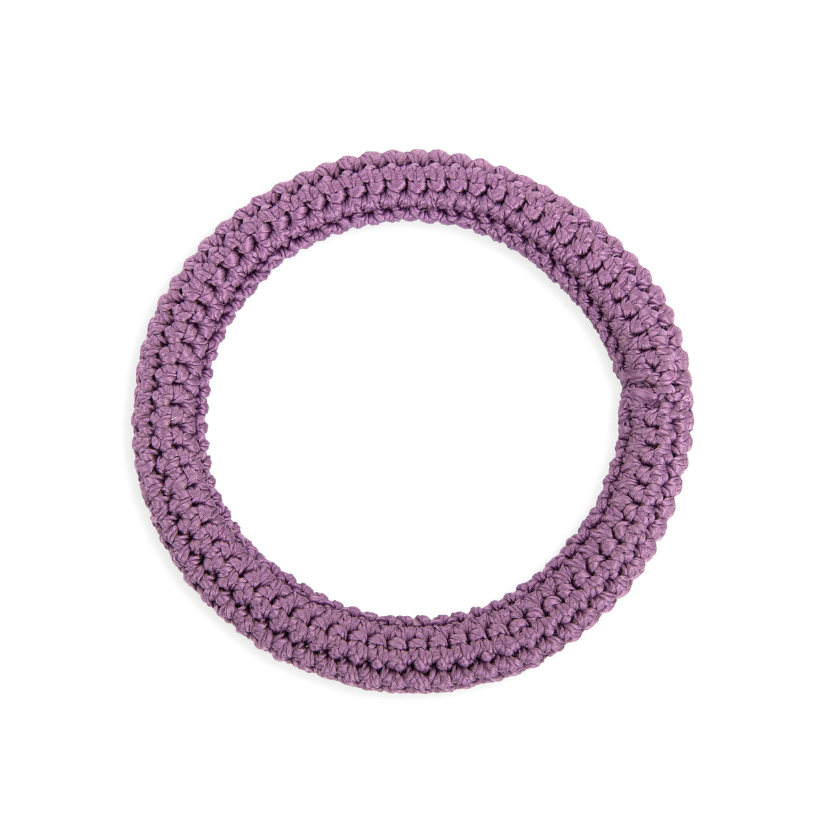 Finch Bangle in Heather Crochet