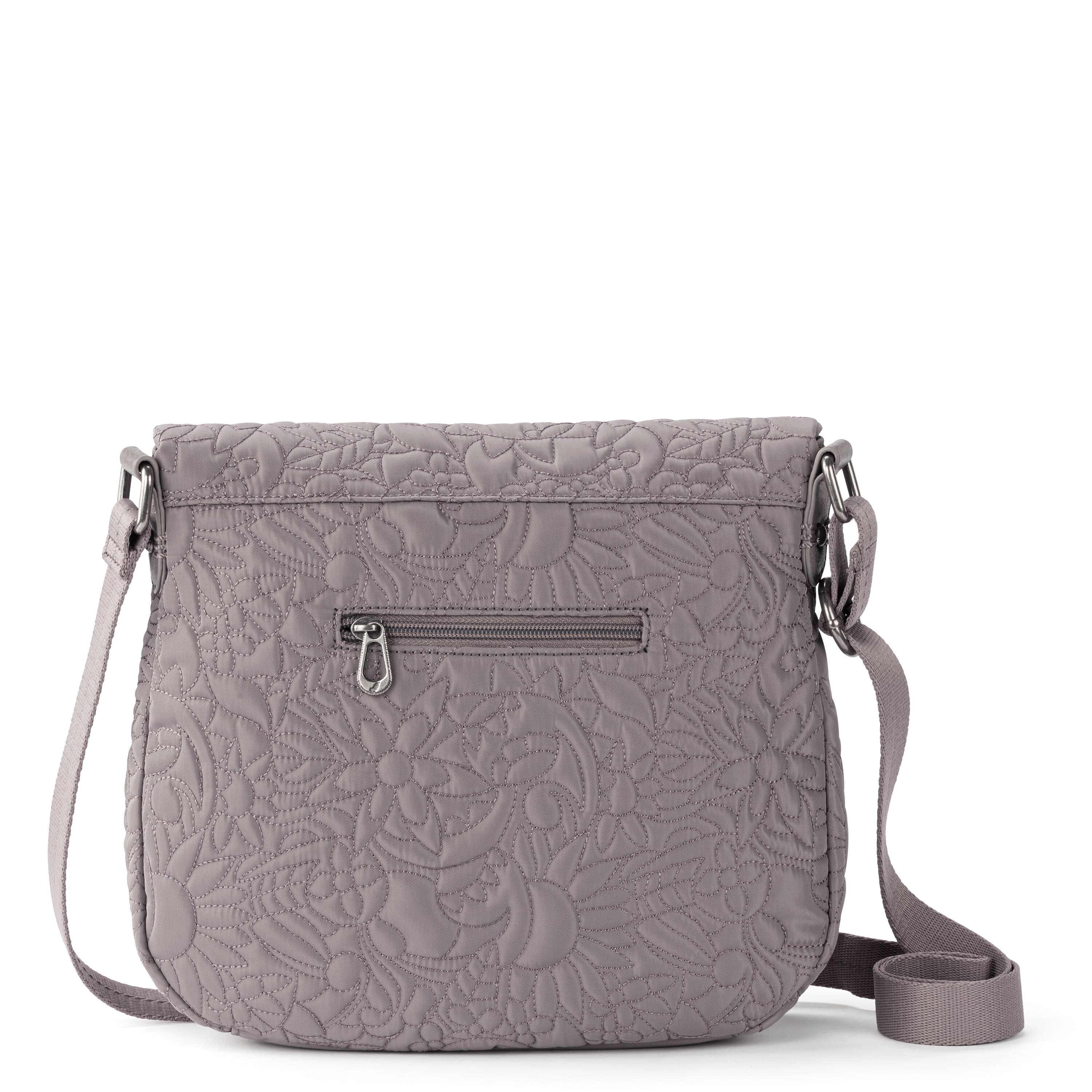 Sakroots Foldover Crossbody - EcoTwill - Mushroom Spirit Desert Quilted