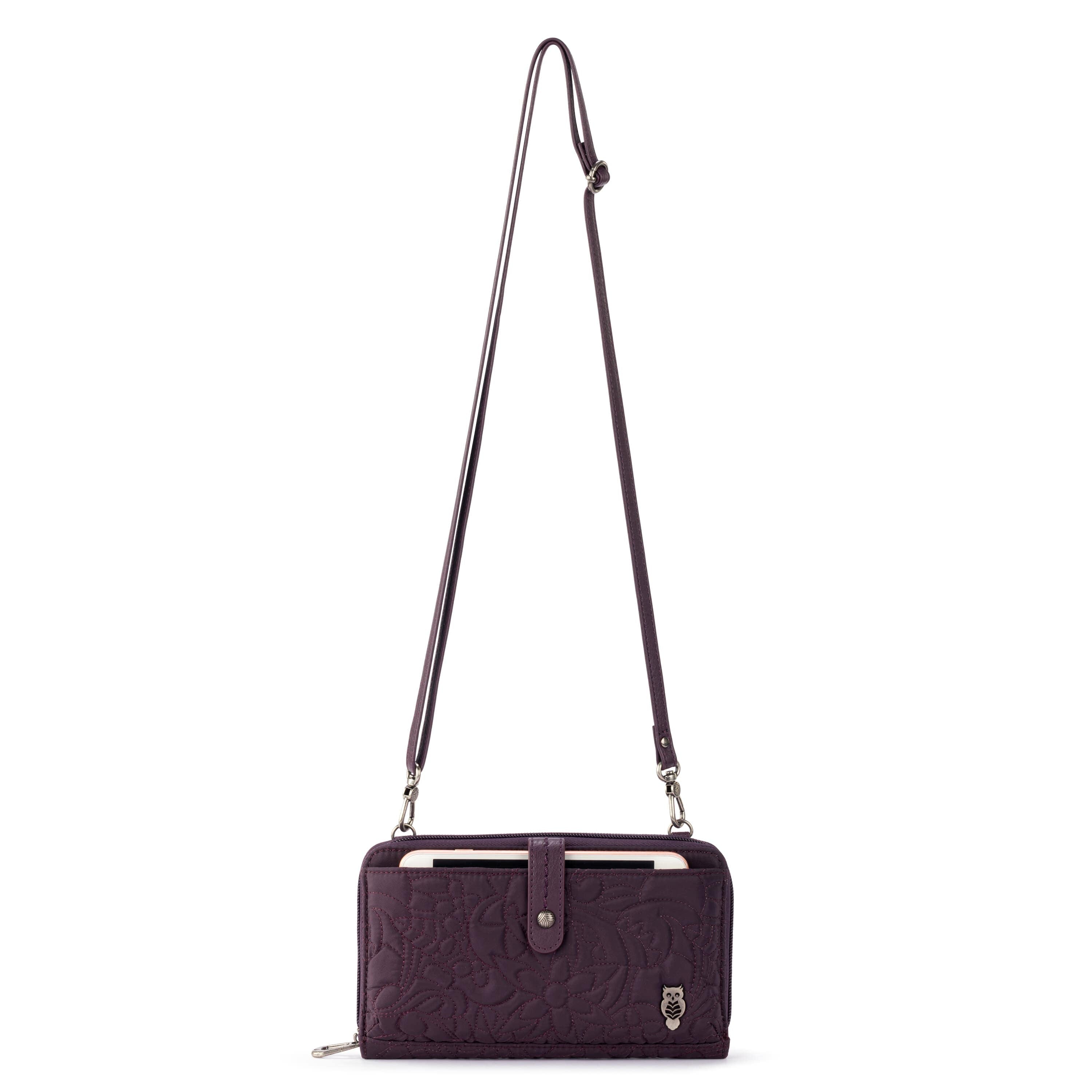 Sakroots Smartphone Wallet - EcoTwill - Aubergine Spirit Desert Quilted