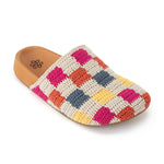 The Sak Bolinas Clog - Hand Crochet - Multi Check