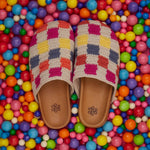 The Sak Bolinas Clog - Hand Crochet - Multi Check