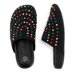 The Sak Bolinas Clog - Hand Crochet - Black Multi Beads